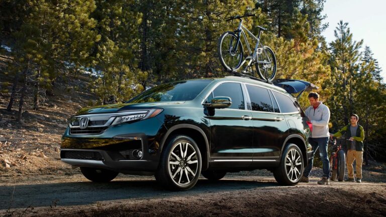 Honda Pilot with bike rack